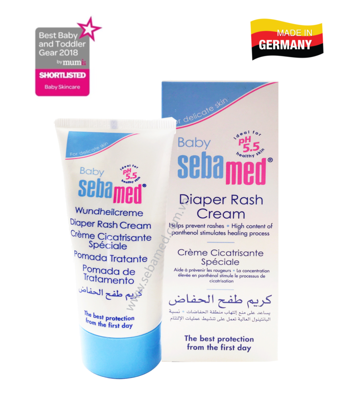 Kem ngăn ngừa hăm tã cho bé Sebamed pH5.5 - www.sebamed.com.vn