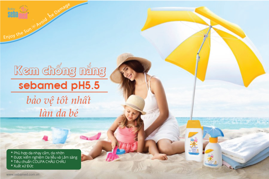 kem chong nang baby bao ve lan da be tot nhat sebamed - 3