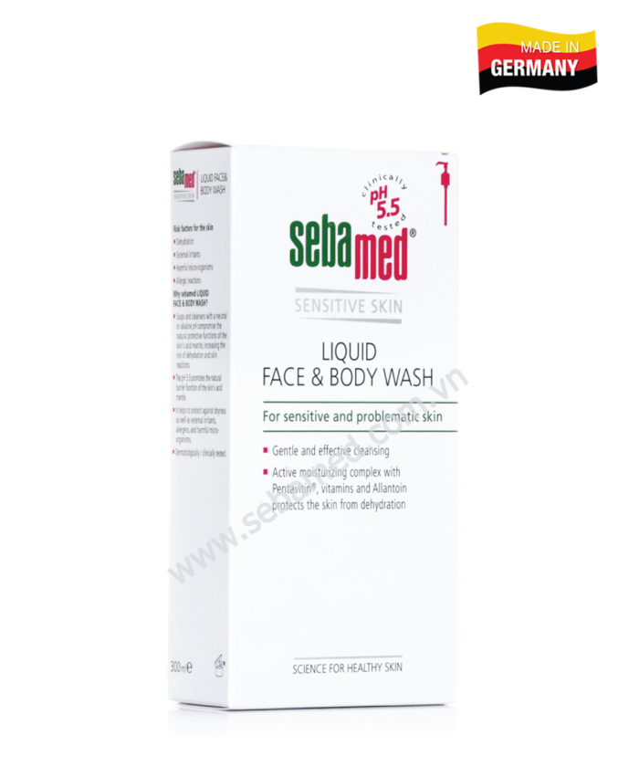 Sữa rửa mặt và tắm toàn thân Sebamed (200ml) - Ảnh 4