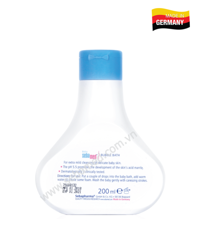Sữa Tắm Tạo Bọt Em Bé Sebamed - Ảnh 3