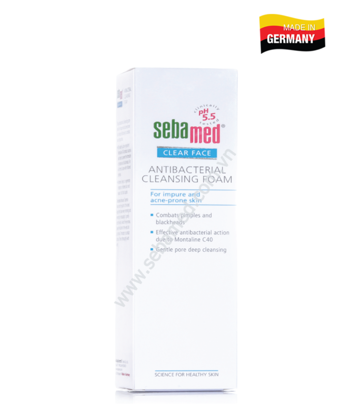 Sữa rửa mặt tạo bọt giúp kháng khuẩn, giảm mụn Sebamed (150ml) - Ảnh 5