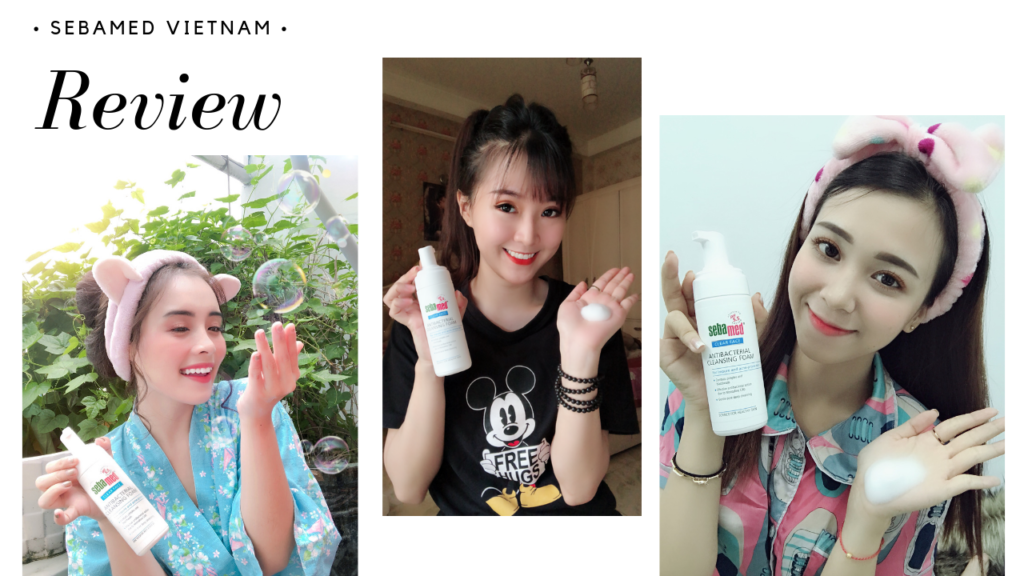 Khách hàng đánh giá cao sản phẩm sữa rửa mặt trị mụn Sebamed pH 5.5 tạo bọt, lành tính.