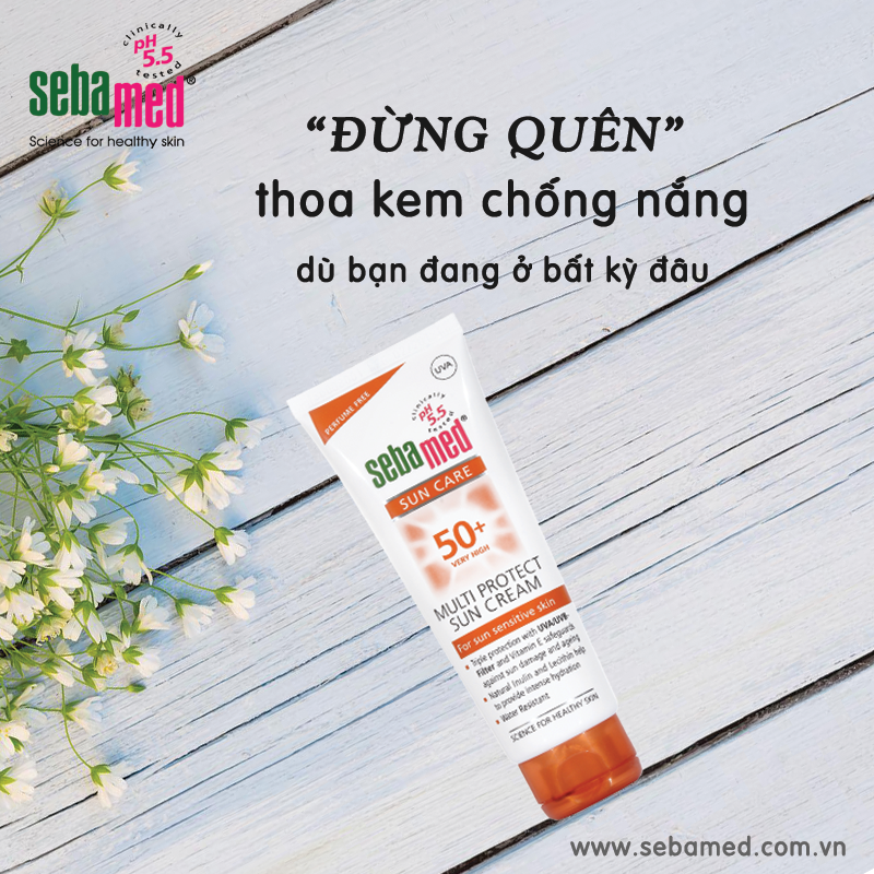 Kem chống nắng vật lý Sebamed pH5.5