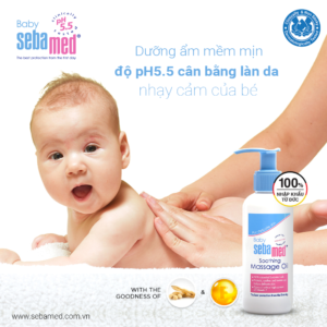 Review - tinh dầu massage sebamed baby - sebamed Tinh dầu masage cho bé sebamed baby