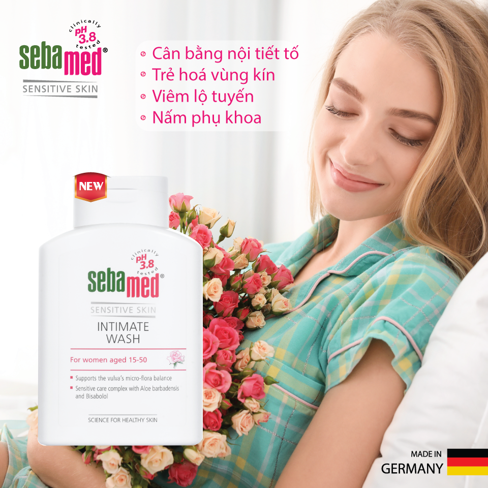 Độ pH 3.8 là cân bằng vùng kín cần giữ ổn định.