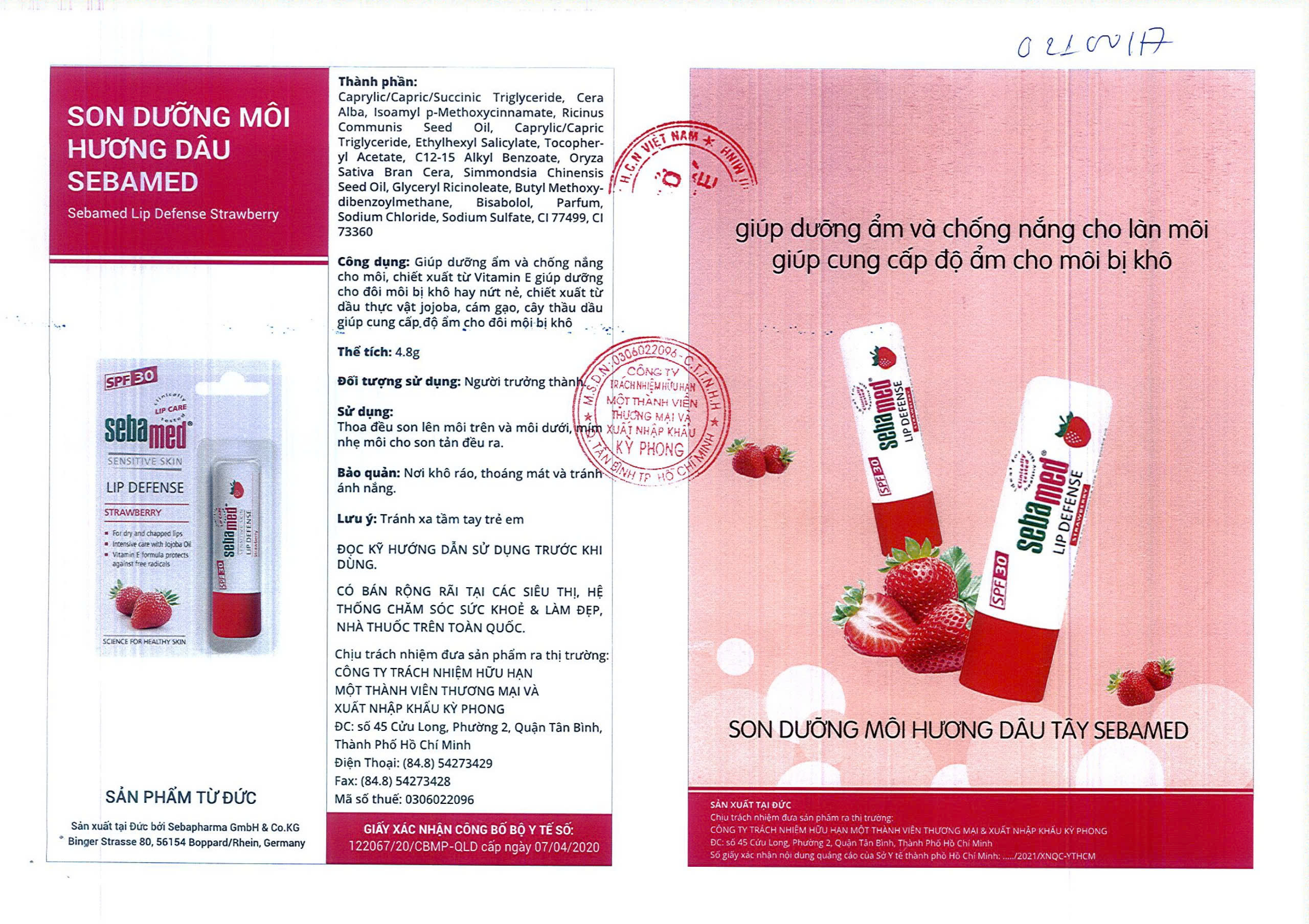 Son dưỡng môi chống nắng spf30 - 3 - sebamed SSS10Cz5961830756268 bb85d7941124762ff703a43e83c216b3 - 1