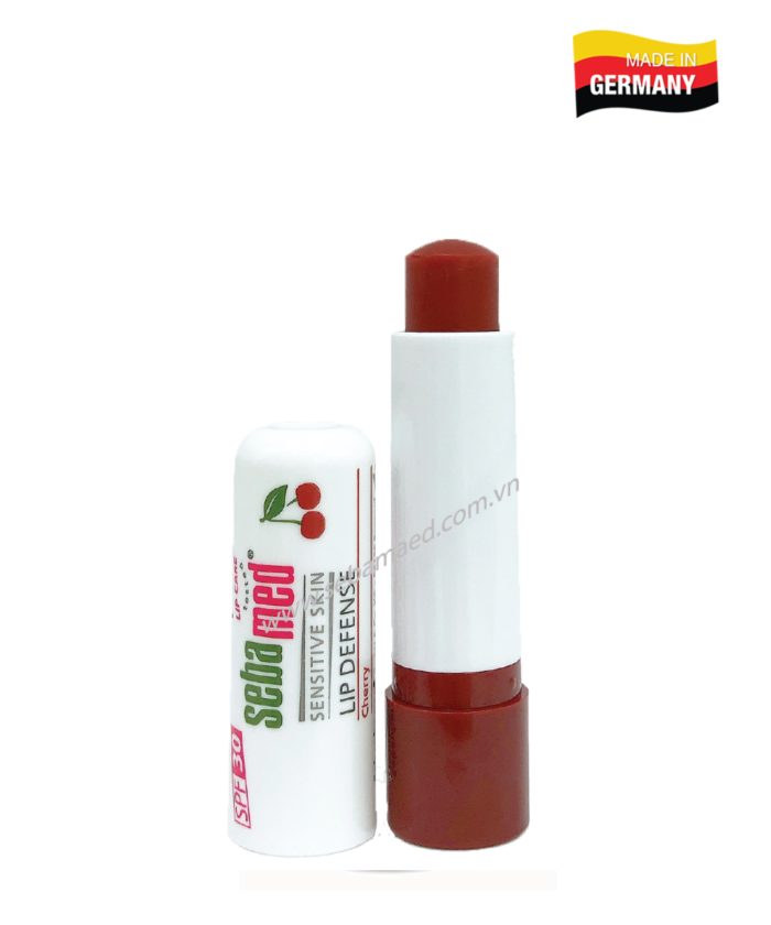 Son dưỡng môi có màu Sebamed SPF30 hương cherry