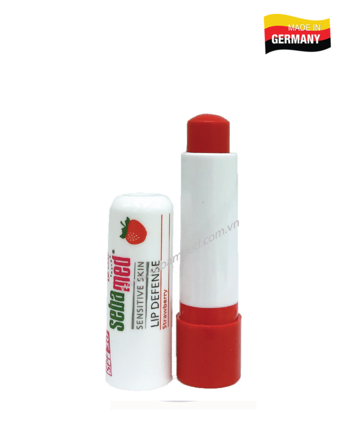 Son dưỡng môi có màu Sebamed pH5.5 hương dâu