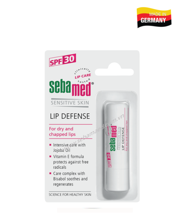 Son dưỡng môi Sebamed SPF30 không màu