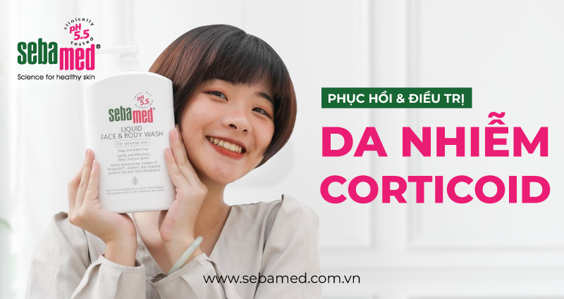 Điều trị da nhiễm corticoid