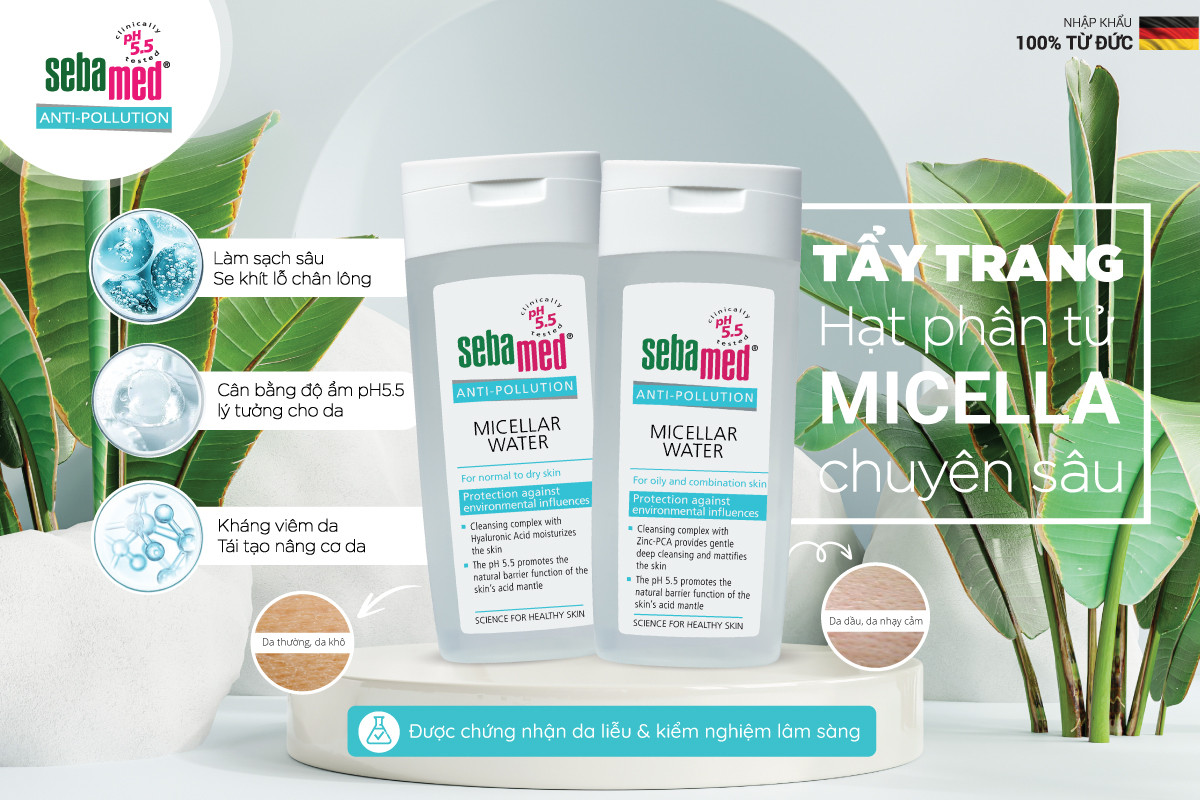 Cách trị mụn tại nhà hiệu quả nhanh nhất sau 1 đêm - 12 - sebamed Tẩy trang cho da khô và da thường Sebamed pH5.5 - www.sebamed.com.vn