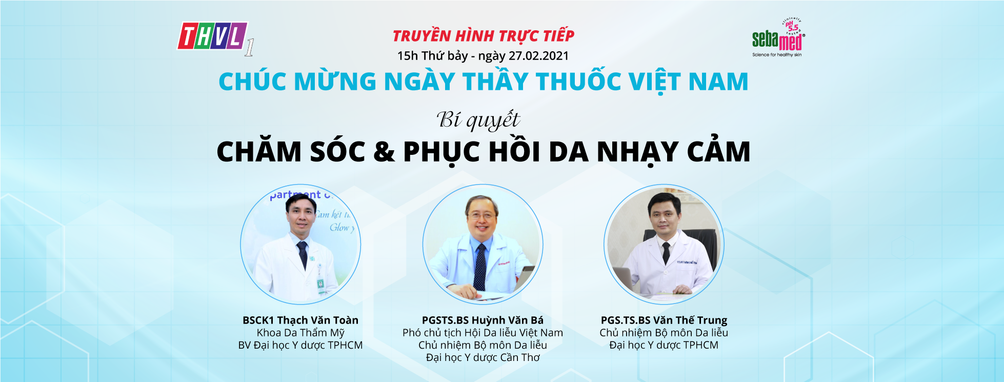 Thvl- sống xanh sống khỏe kỳ 37 - bí quyết chăm sóc và phục hồi làn da nhạy cảm - sebamed Chăm sóc và phục hồi da nhạy cảm