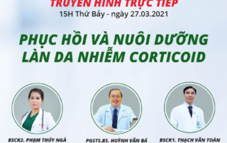 Phục hồi và nuôi dưỡng làn da nhiễm Corticoid